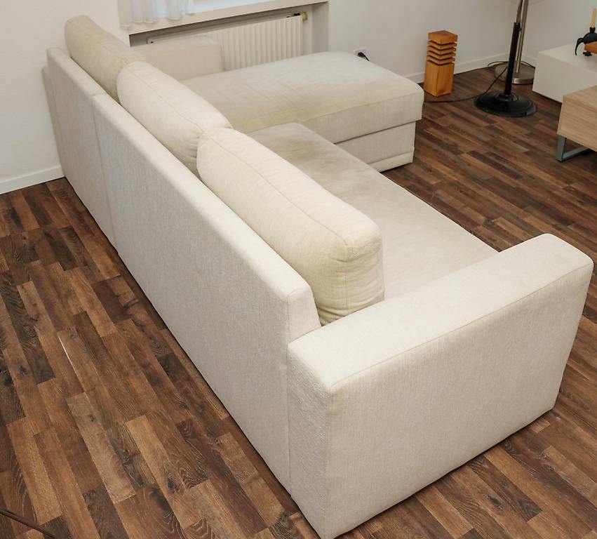 Sofas: Eck-Sofa mit Bettfunktion & Stauraum, creme/beige – Gebraucht aus Olten von Klapsi 2
