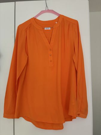 Seidensticker Bluse Viskose orange Grösse 36 neuwertig