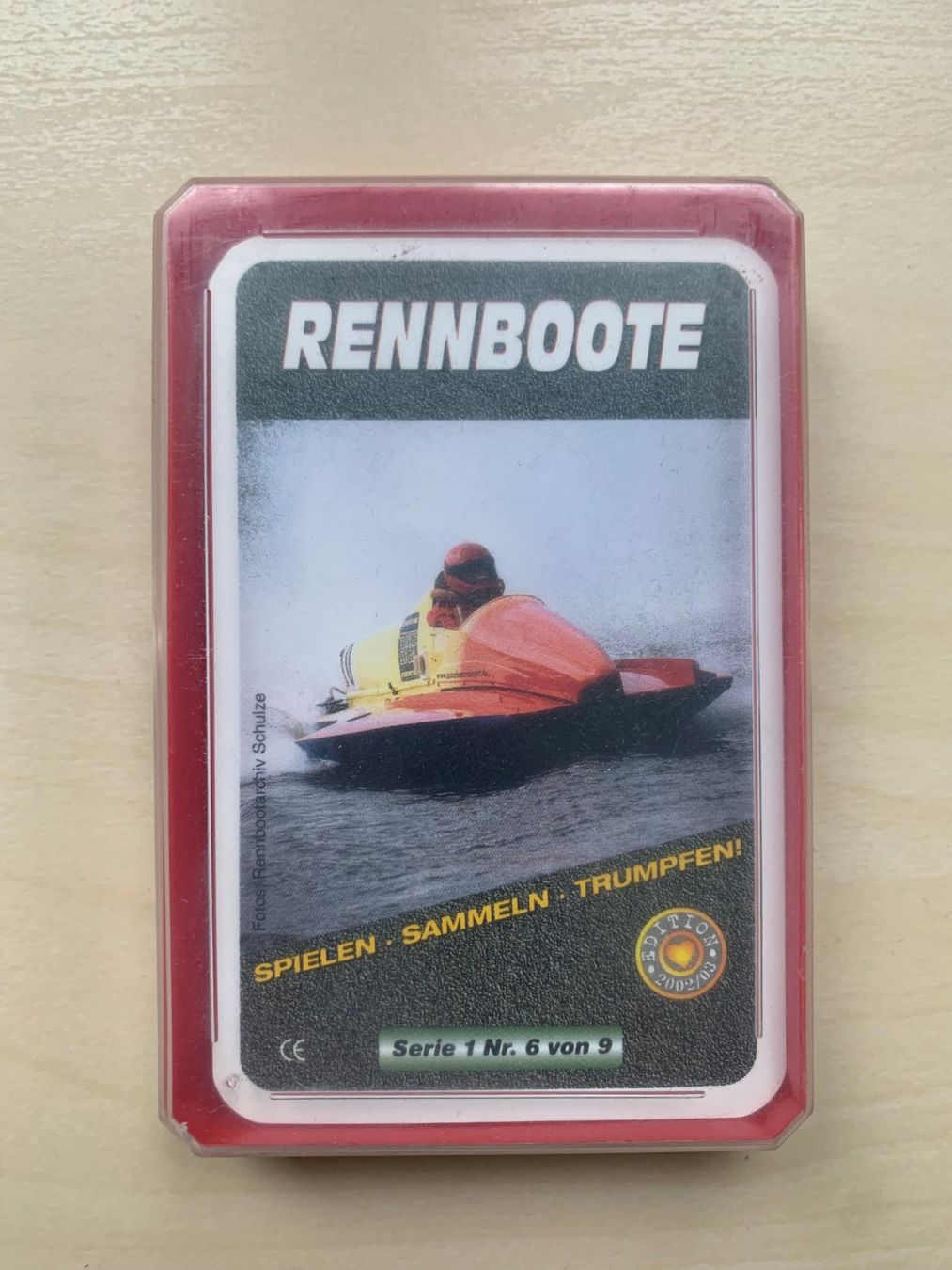 Jeux: Quartett Rennboote, Edition 2002/03 – D'occasion à Ettingen par Flatwhite