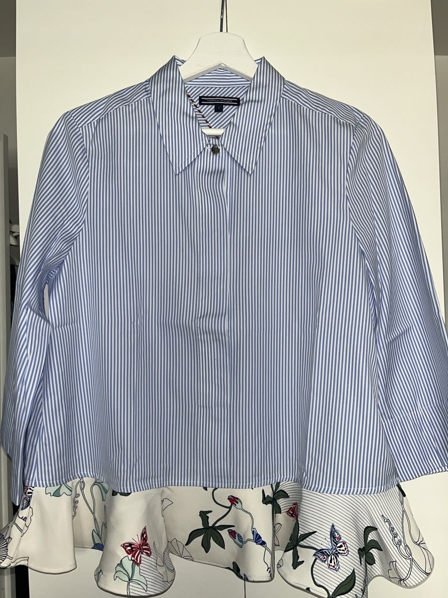 Tommy Hilfiger Blusen: TOMMY HILFIGER Bluse blau UK 6 / EU 34 – Neu und originalverpackt aus Zürich von nina__viva