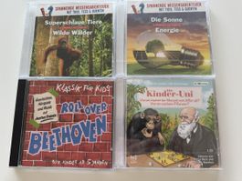 4 Hörspiel CDs Kinder Themen gemischt guter Zustand