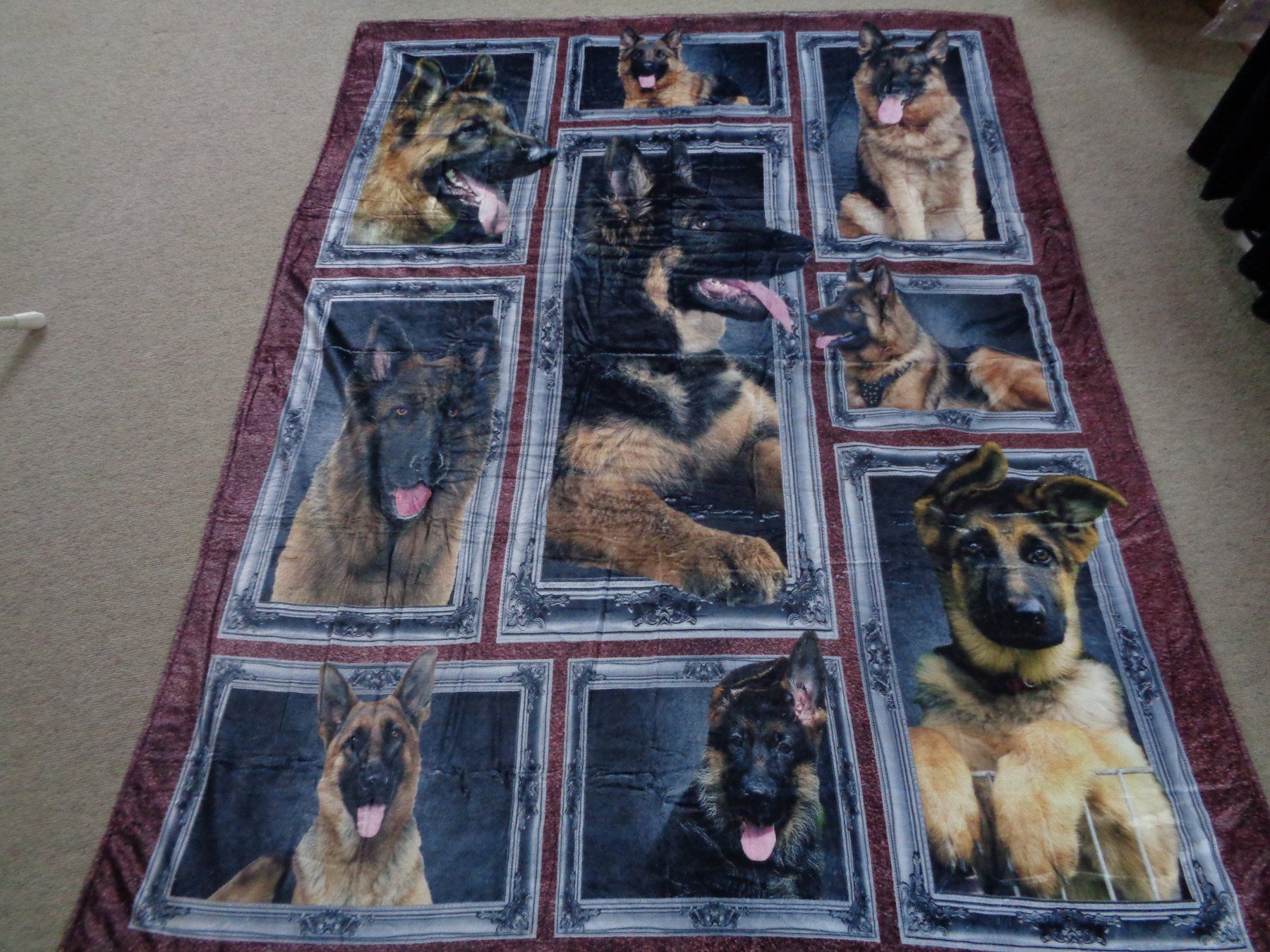 Decken: Kuschel Decke mit Deutscher Schäferhund 150x200cm – Neu und originalverpackt aus Langenbruck von Gumsi 2