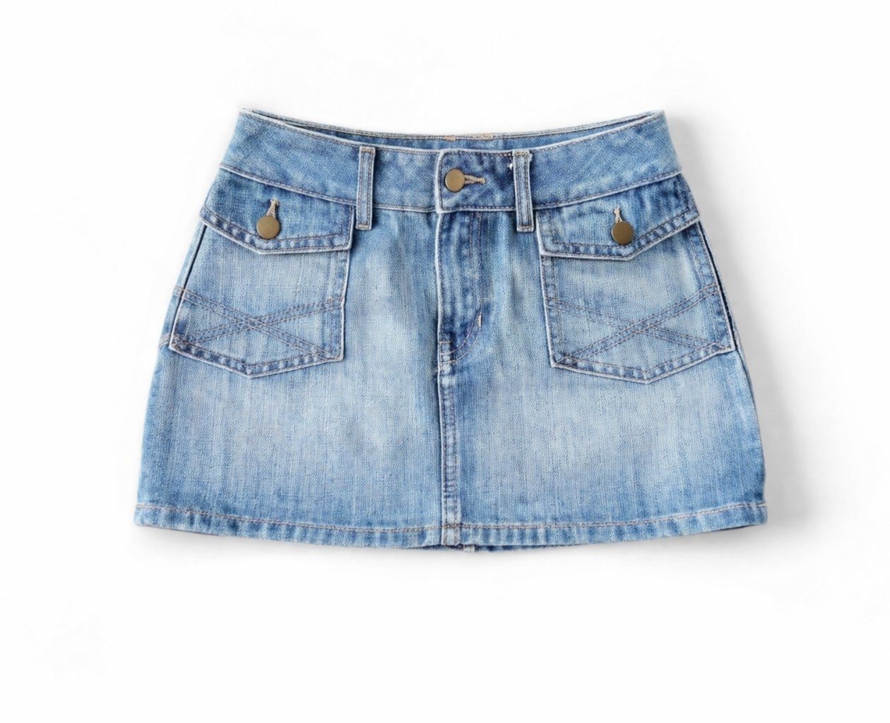 Röcke: Jeans Minirock Gr.34 Hellblau – Neu (gemäss Beschreibung) aus Fully von VaneaSelection 1
