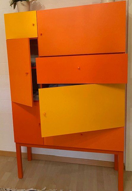 Cassettiere: Möbelschrank orange/gelb – Usato da Worben venduto da AngieB04 1