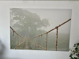 IKEA BJÖRKSTA XXL Wandbild – Hängebrücke – 200x140 cm