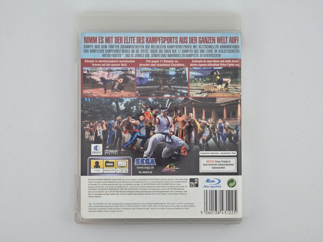 Sony Giochi: Virtua Fighter 5 PS3 Spiel mit Hülle - Top! – Usato da Hunzenschwil venduto da Fluz 2