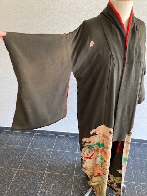 Kimonos: Kimono antik ca 1940, Seide handgemalt, handgenäht – Gebraucht aus Rapperswil von peter081 3