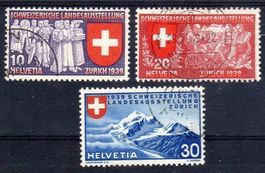 SCHWEIZERISCHE LANDESAUSSTELLUNG ZÜRICH GESTEMPELT - LOT2298