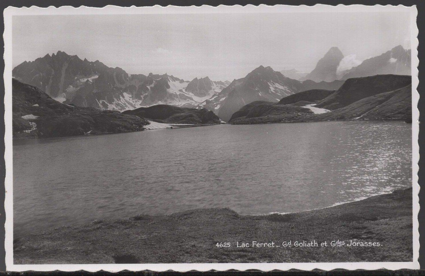 Ansichtskarten: LAC FERRET - Grand Goliath – Gebraucht aus Aarau von kufi44