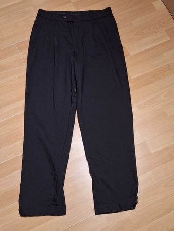 Elegante, schwarze Herren Hose, Gr. 52