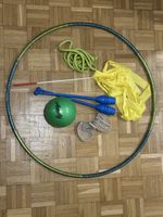 Rhythmic Gymnastics Set - Hoop, Ball, Clubs and More!
