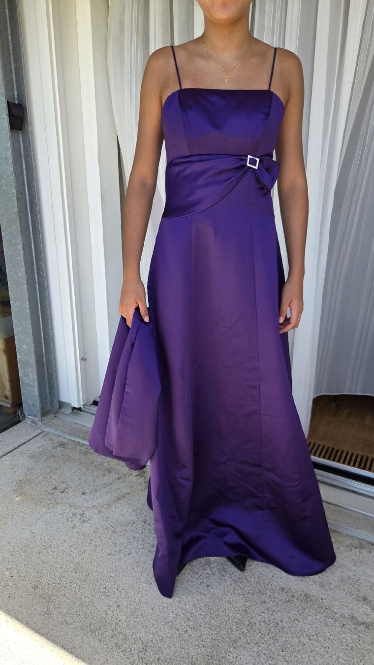 Vestiti: Lila Abendkleid Gr. 36 mit passendem Schal, elegant – Nuovo (secondo la descrizione) da Zug venduto da Pat050 5