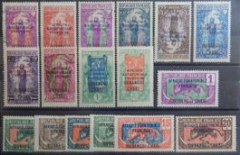 Tschad Franz. Kolonie Kat. 43-59 */gest. 1924