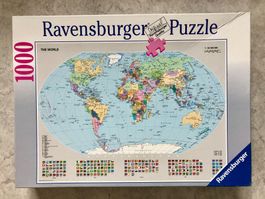 Puzzle Weltkarte 1000 Teile (70 x 50 cm)