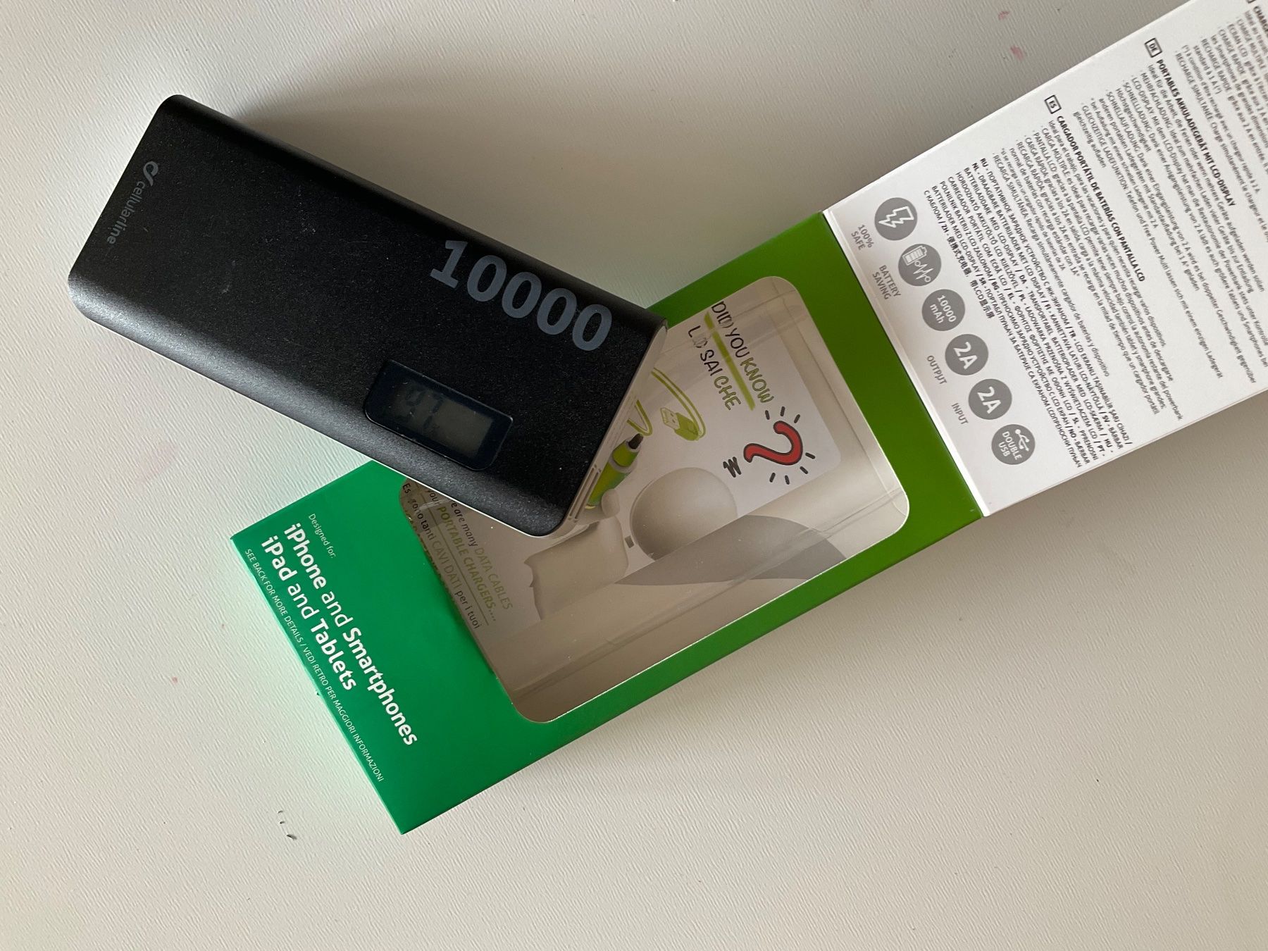 Batterie: Cellularline Powerbank 10000mAh – Nuovo e nell'imballaggio originale da Zürich venduto da dee_75my 1