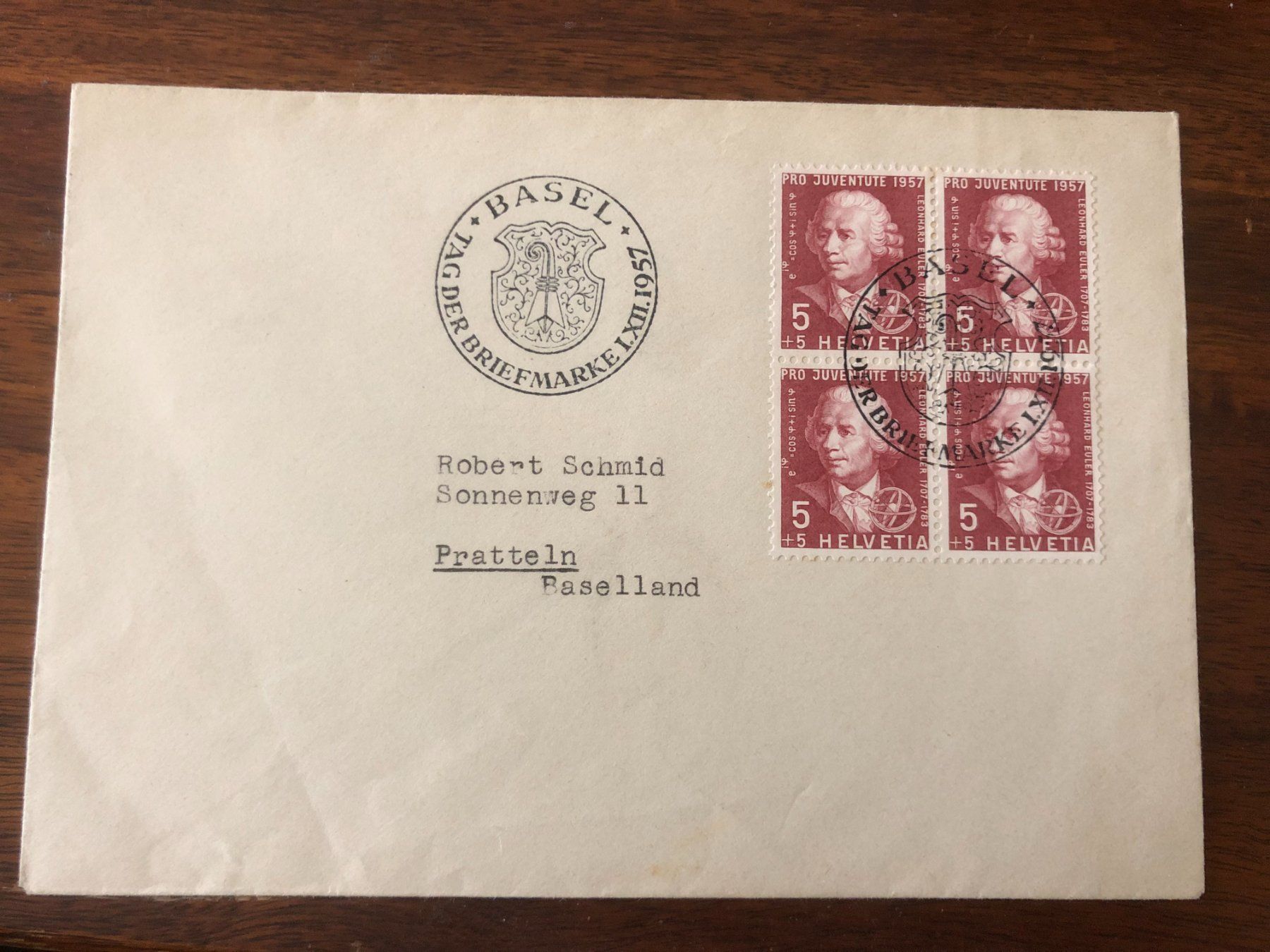 Alle Briefmarken: Tag der Briefmarke 1.XII.1957 – Neu (gemäss Beschreibung) aus Landquart von interesse63