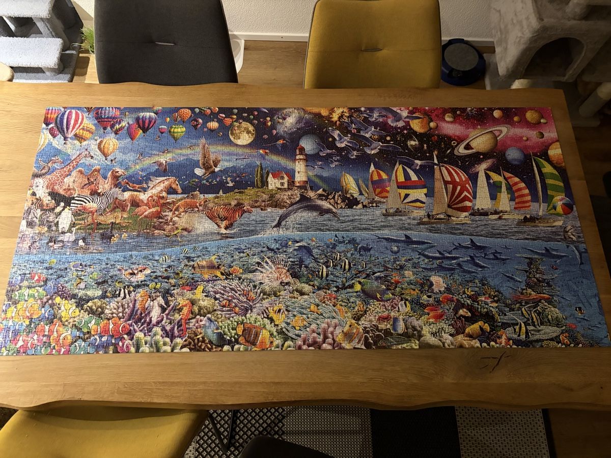 Puzzle: Panorama Puzzle Leben 3000 Teile – Usato da Laupersdorf venduto da eliza23