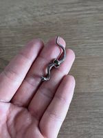 Silber Schlangen Ohrring