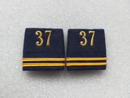 Schulterpatten Oblt Abt 37 Ord. 95
