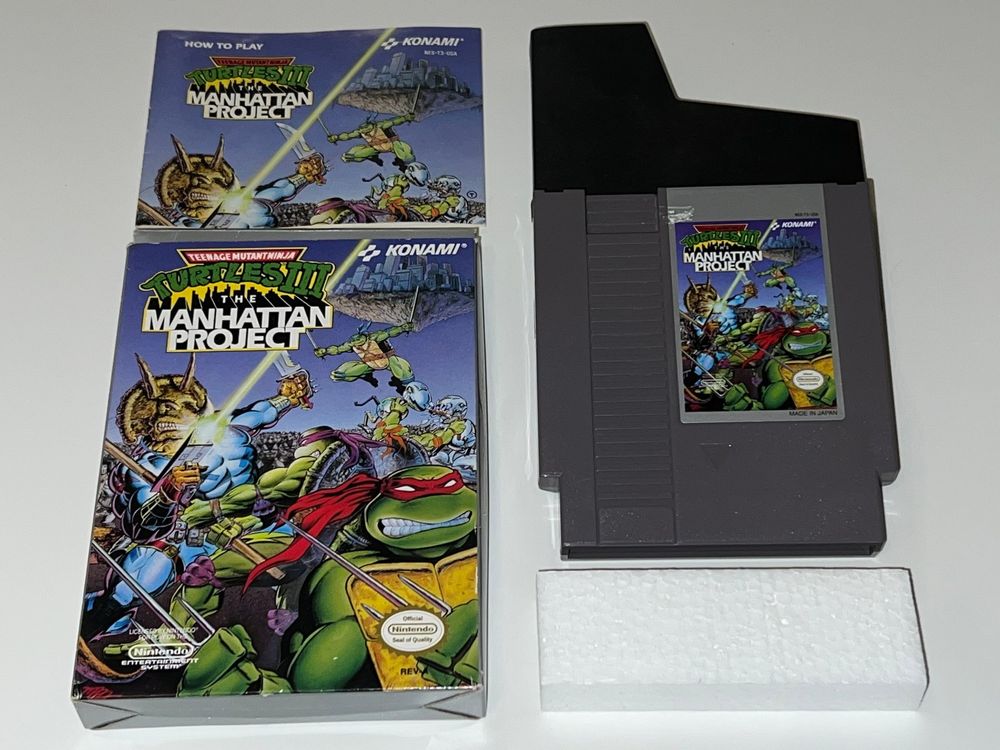 NES Spiel - Turtles III: The Manhattan Project (OVP) [USA] (Gebraucht ...