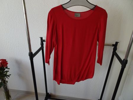 Uno rote VERO MODA Bluse 3/4-tel Arm Gr. XS - 220515