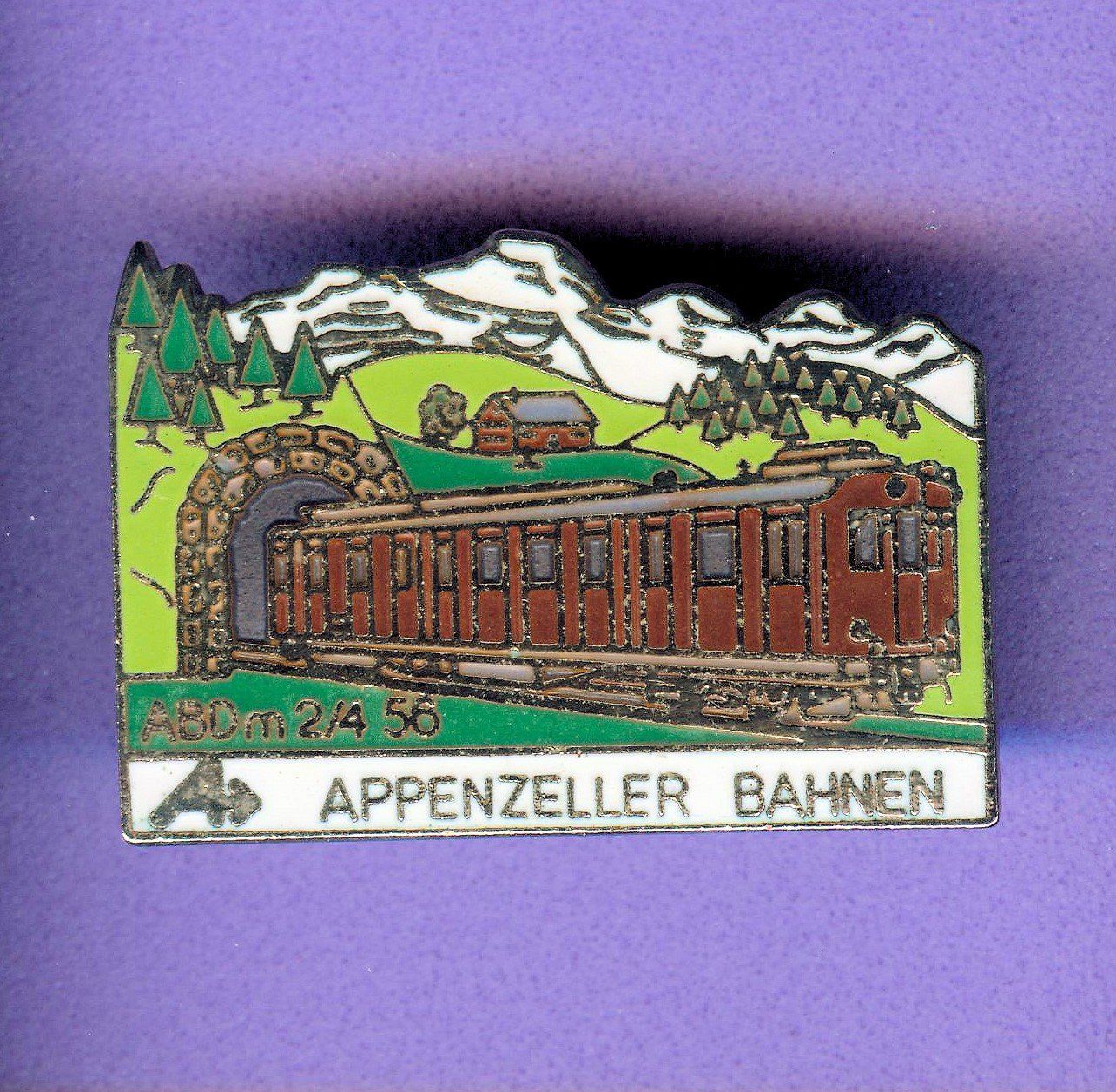 Placchette & Badge: APPENZELLER BAHNEN  ABDm 2/4 – Usato da Winterthur venduto da Sammleroase