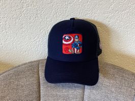 DEAL   CAPTAIN AMERICA Cap blau -  NEU