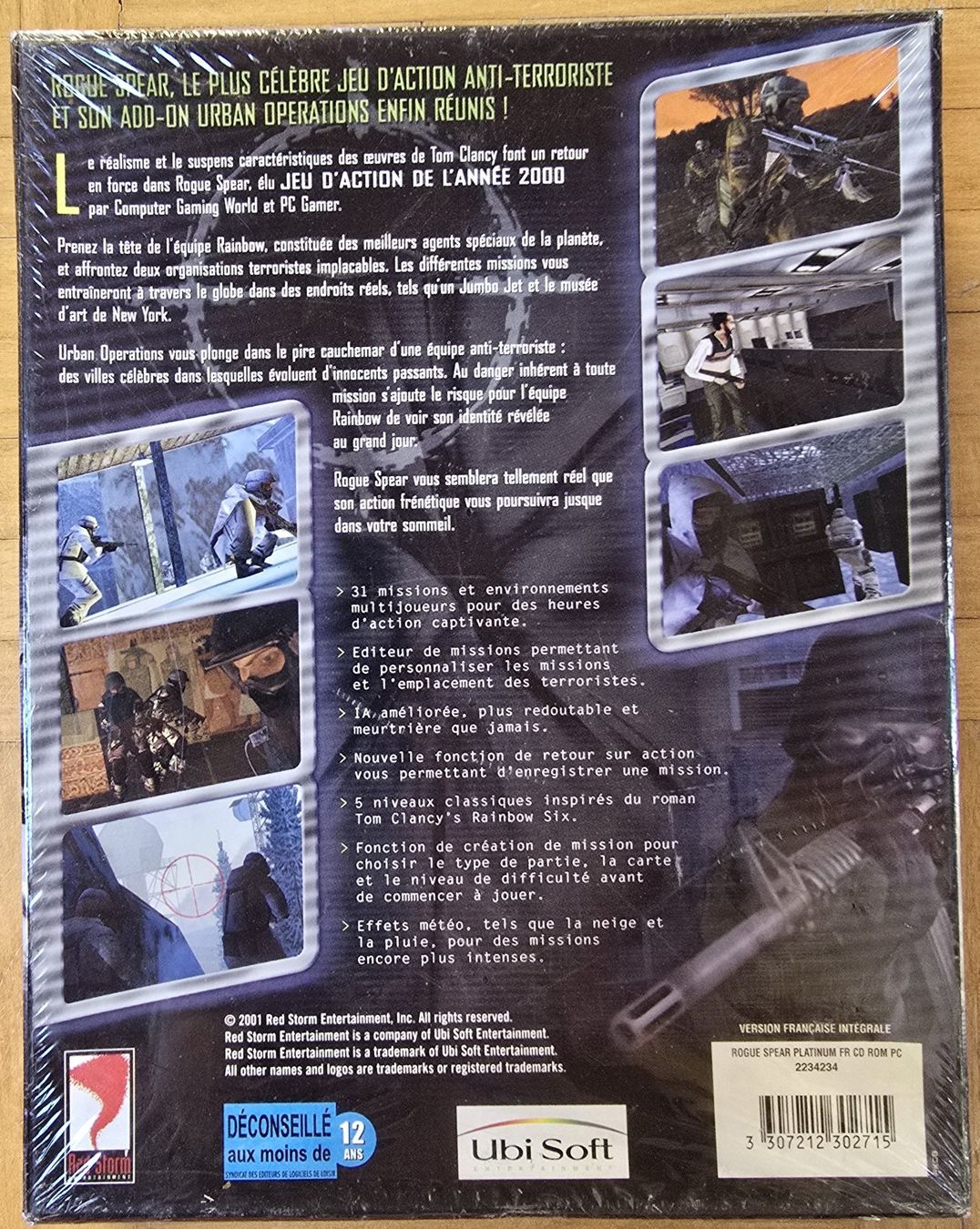 Microsoft Giochi: PC Big Box : Rainbow Six - Rogue Spear (Blister) – Nuovo e nell'imballaggio originale da Froideville venduto da xXSebastienXx 1