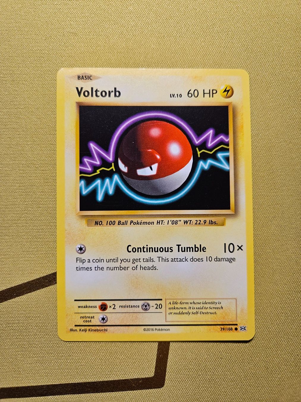 Pokémon Cartes à collectionner: Evolutions - Voltorb 39/108 – D'occasion à Bellinzona par Pokemarco