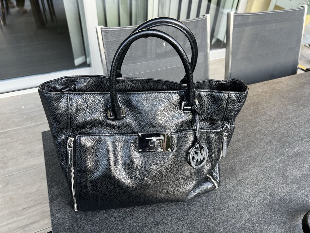 Sac Bandoulière En Cuir Noir Pour Homme - Marque G Zeppa - Occasion