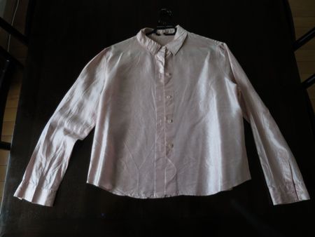 Seidenbluse, hellrosa