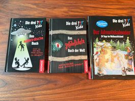 Die drei ??? Kids, 3 Bücher, Adventskalender, Top Zustand