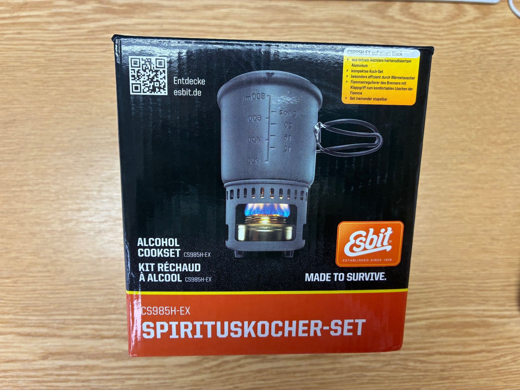 Elettrodomestici da cucina: Esbit Spirituskocher-Set – Nuovo e nell'imballaggio originale da Menznau venduto da KammermannAG