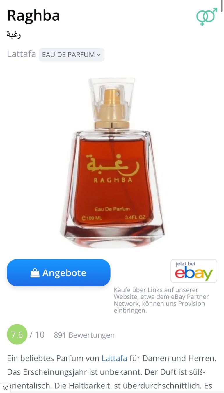 Lattafa Parfum & Eau de Toilette: Lattafa Raghba EDP 5ML ABFÜLLUNG – Gebraucht aus Zürich von deruja 2