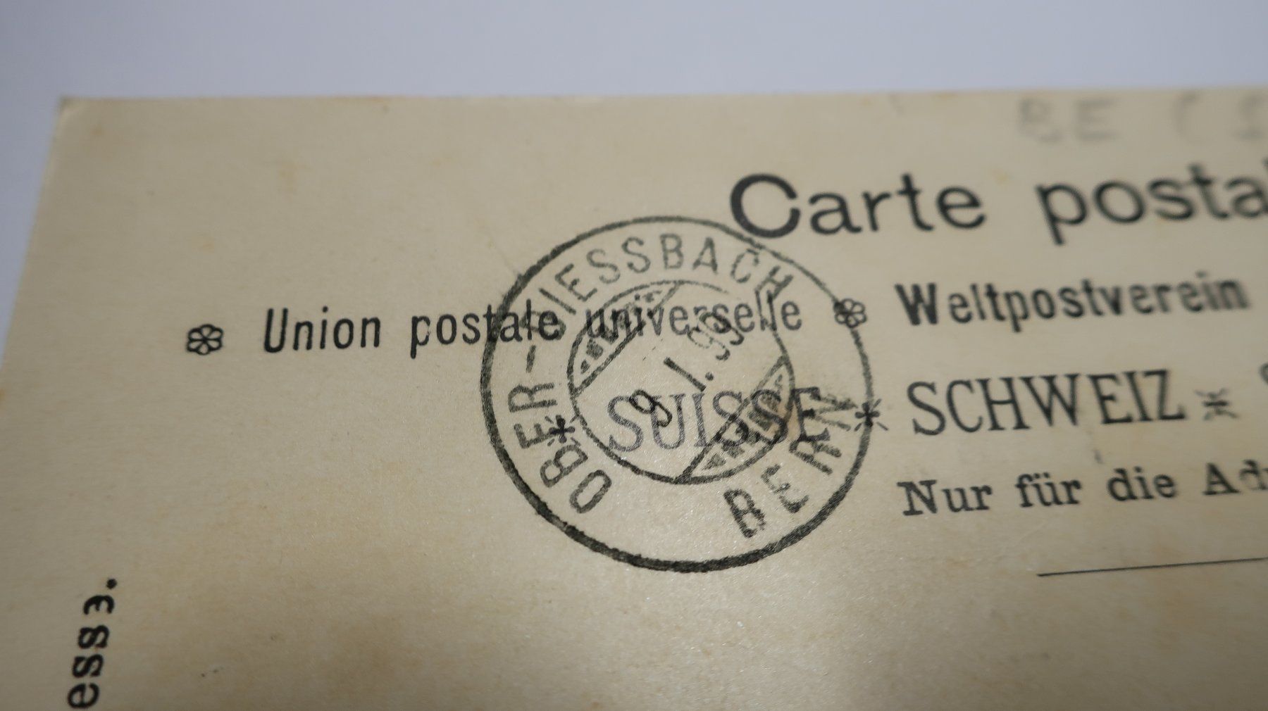 Ansichtskarten: Falkenfluh bei Diessbach  1899 – Gebraucht aus Cormoret von Pascalll2001 8