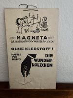 Magnetta Wunderhölzchen, Vintage Werbeplakat, Rarität!