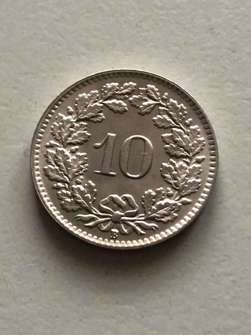 Toutes les monnaies: 10 Rp. 1950 unz. – D'occasion à Schötz par Odpa 1