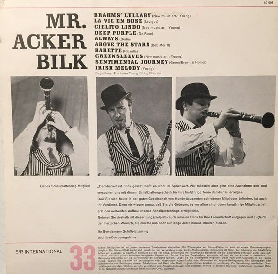Vinyles: Mr. Acker Bilk - Mr. Acker Bilk (10''-LP) – D'occasion à Grüningen par azulvinyl 1