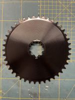 Wuzei 8-Bolt aero Kettenblatt 42T für Sram (Flattop Ketten)