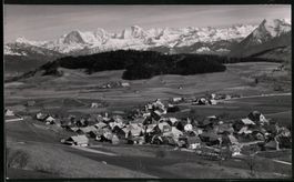 Fotografie Riggisberg, Ortsansicht mit A