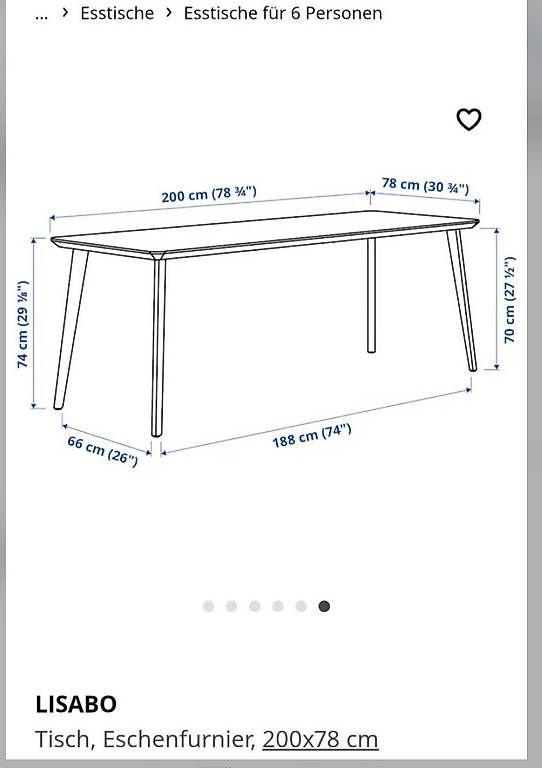 Tavoli: Table Ikea 6 personnes – Usato da Genève venduto da sab_7qj7 1