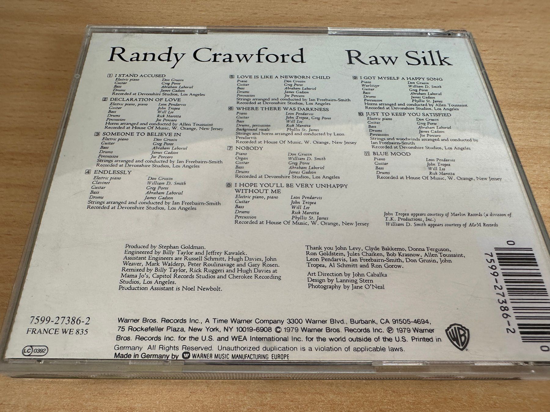 CDs: Randy Crawford – Raw Silk – Gebraucht aus Rikon im Tösstal von Alpenmutz 1
