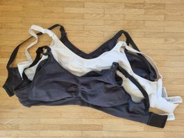 Medela Still-BH Set x3 schwarz, weiss, Grösse L