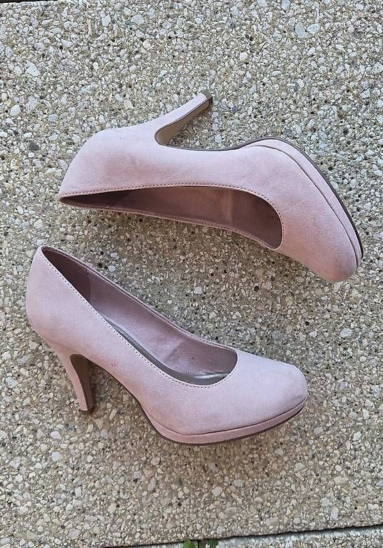 Tamaris Damenschuhe: Highheels Tamaris, rosa – Gebraucht aus Stadel von Robinnadja 1