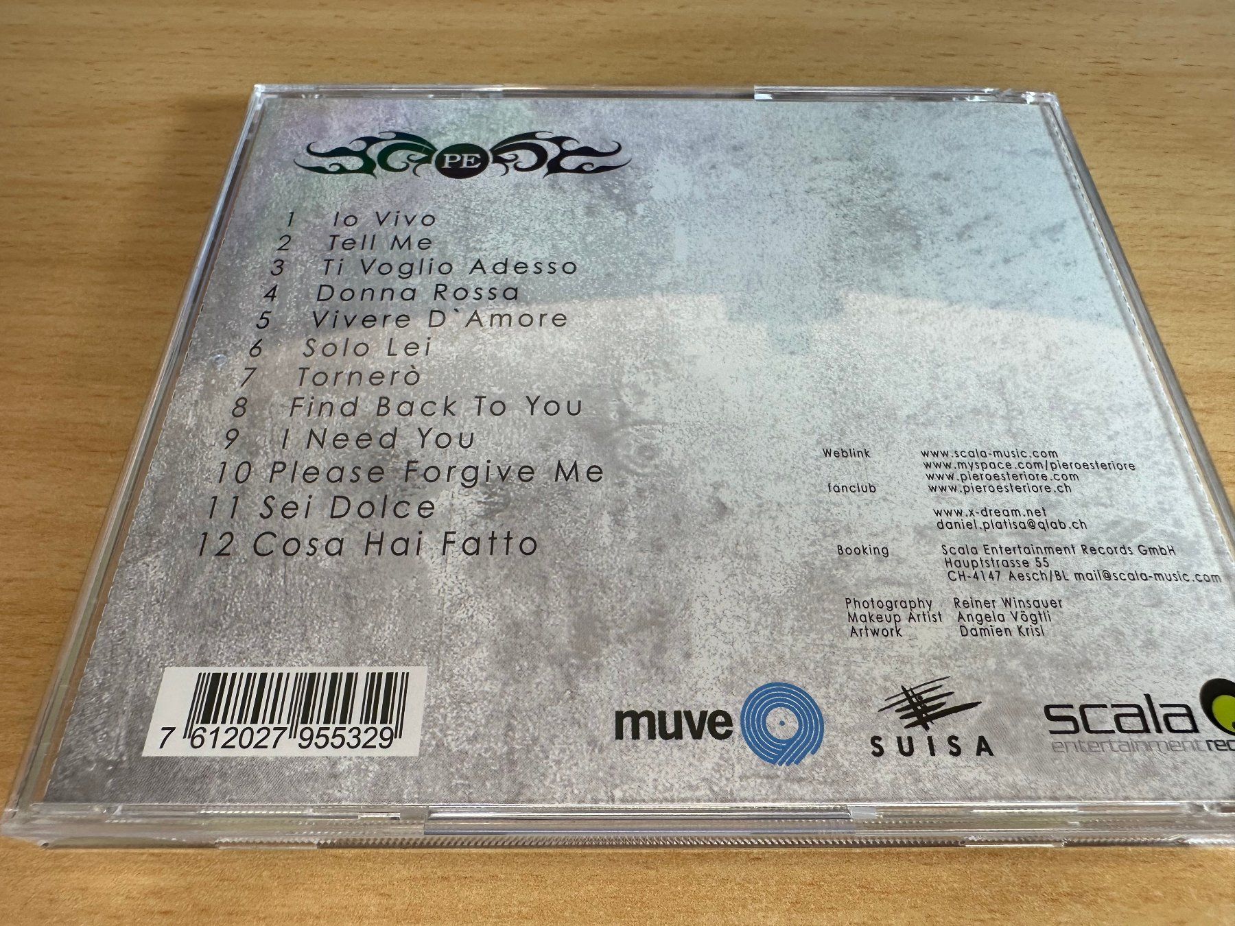 CD: Piero Esteriore – Io vivo – Usato da Rikon im Tösstal venduto da Alpenmutz 1