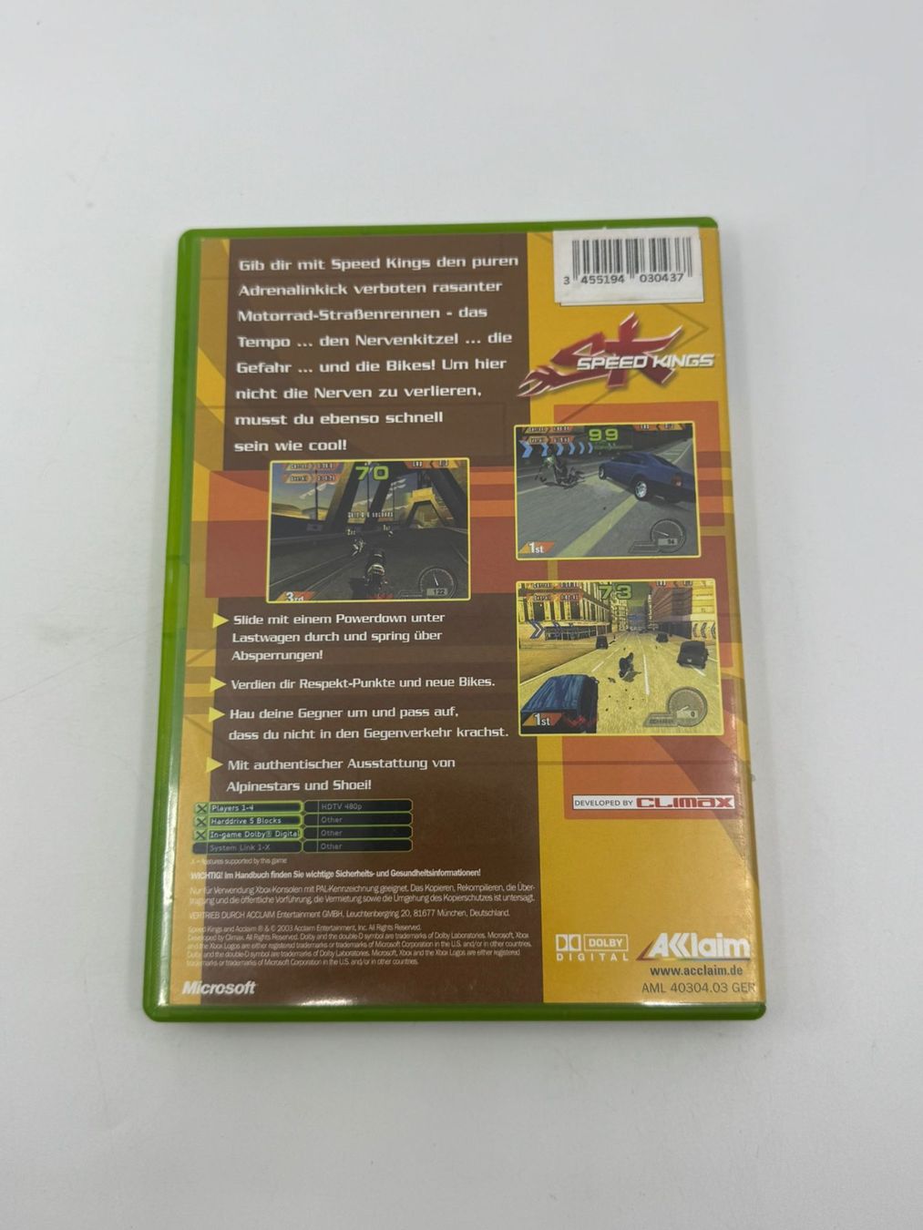 Giochi: Speed Kings (XBOX) – Usato da Herisau venduto da Seyashop1 2