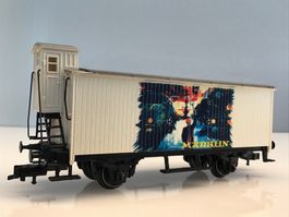 Marklin Gueterwagen mit Bremserhaus, Top Zustand, Rarität!