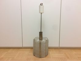 70er Jahre vintage Glas Deckenlampe mid century Hängeleuchte