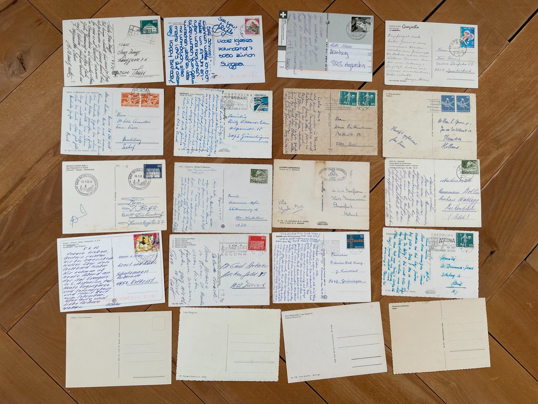 Cartoline postali: AK TI 40 Ansichtskarten Kanton Tessin – Usato da Thal venduto da Danny82 3