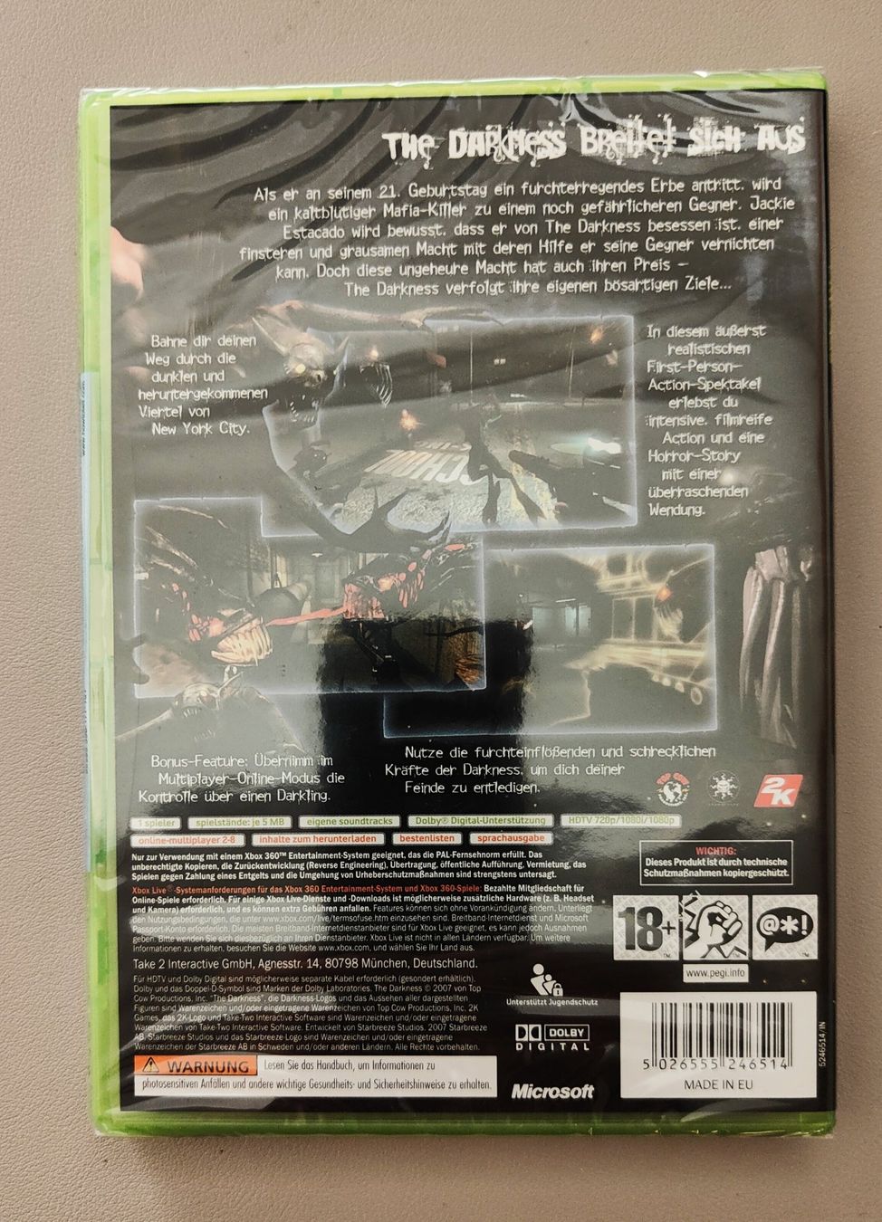 Spiele: Darkness XBOX360 - NEU / SEALED – Neu und originalverpackt aus Bern von breesell321 1